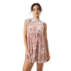 Revolve Free People All the Time Velvet Mini Dress Medium